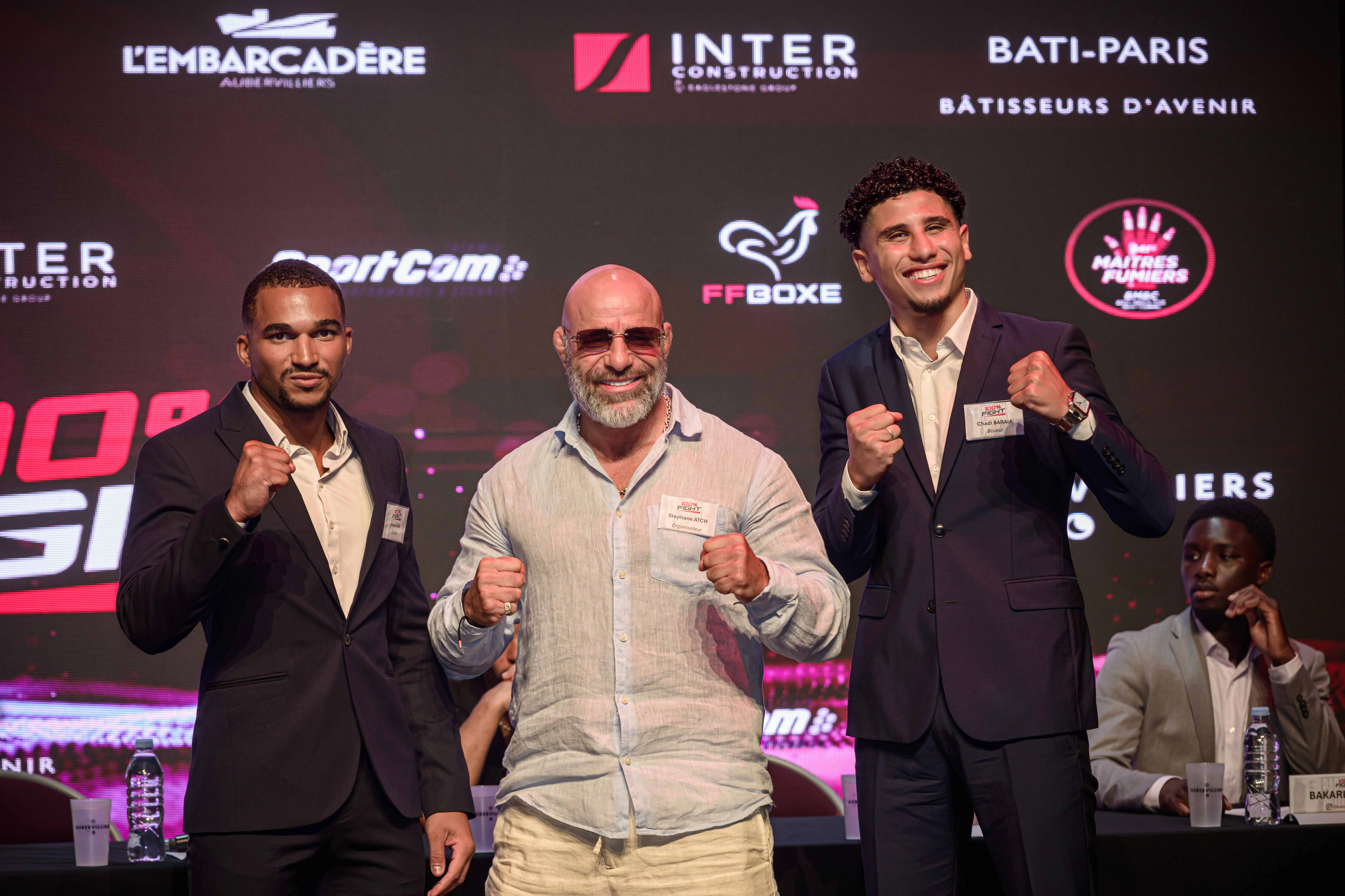 Affiche officielle : Jimmy Lalin vs Chadi Baraia — Adidas Arena, Paris
